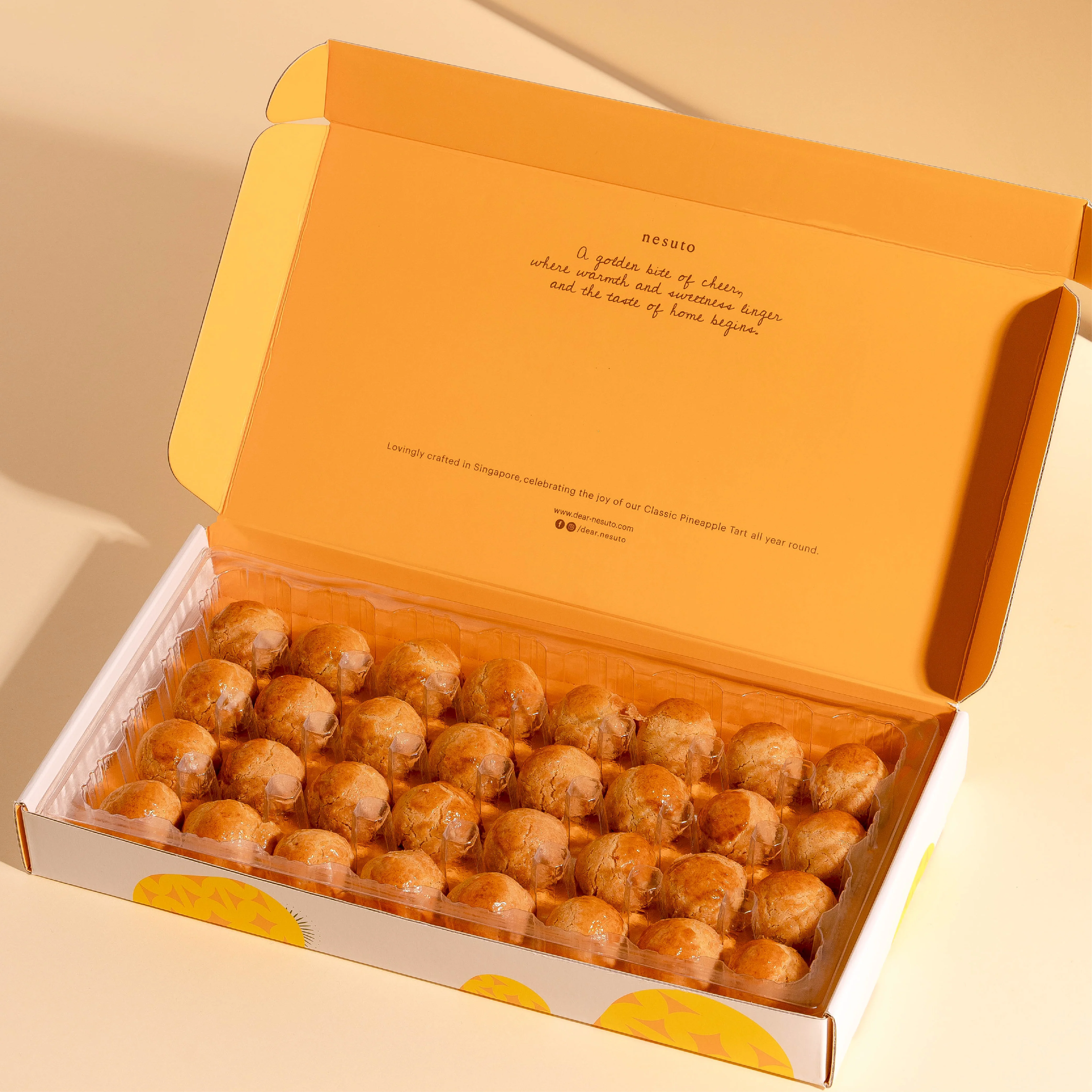 Brown Butter Vanilla Pineapple Tarts (Box)