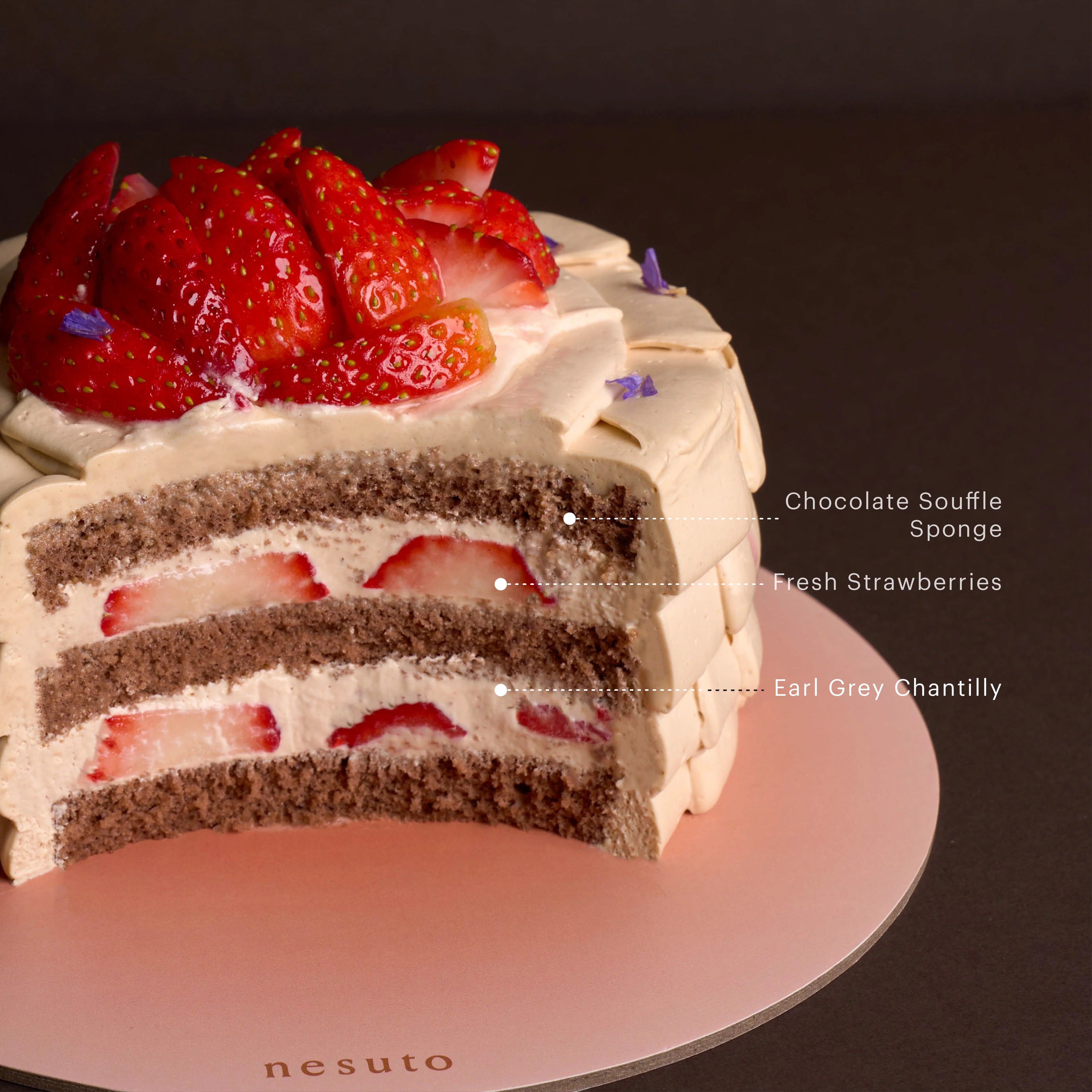Earl Grey Strawberry Gateaux - Image 2